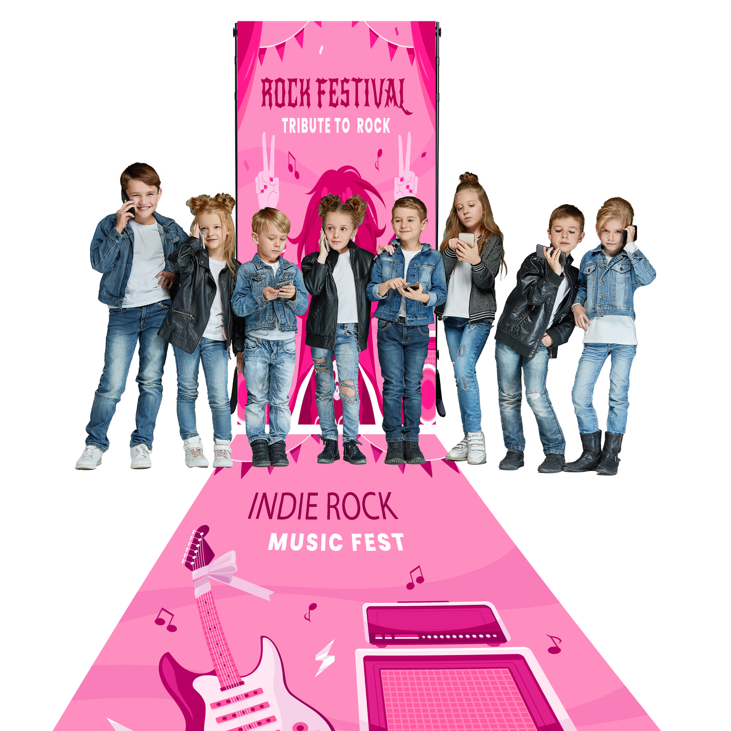 Floor Banner & Wall Banner Combo